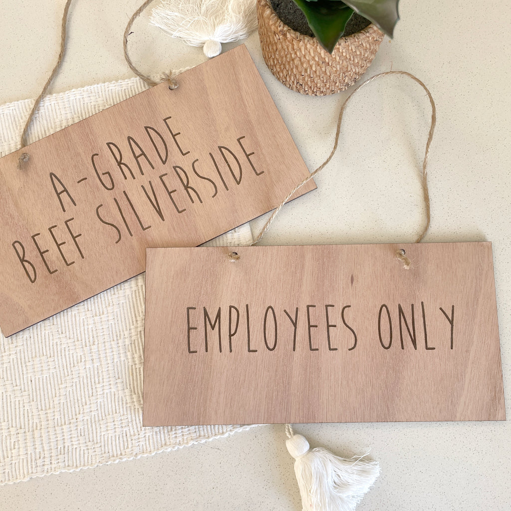 Personalized Shop Signs