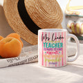 Personalised Great Teacher Quote Mug