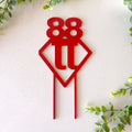 Personalized Cake Topper With Any Letter and Number