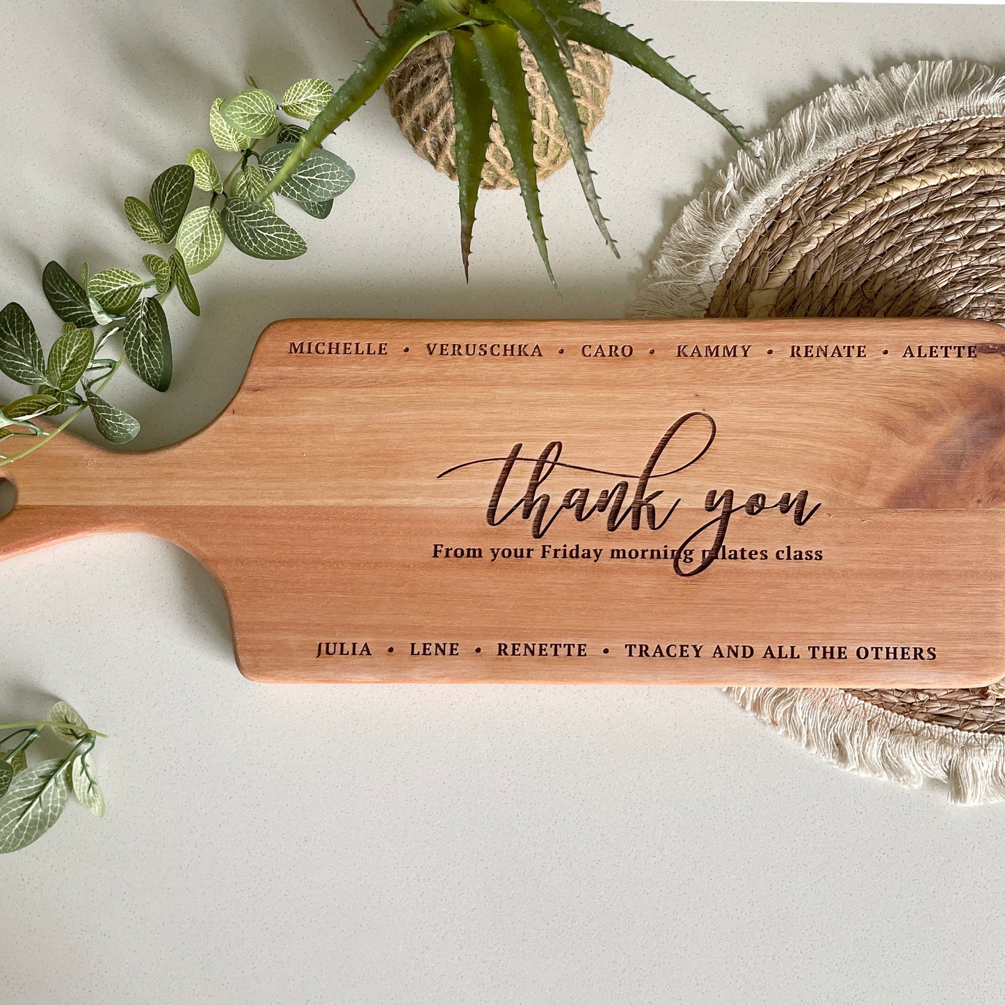 Personalised "Thank You" Engraved Server - 56cm long