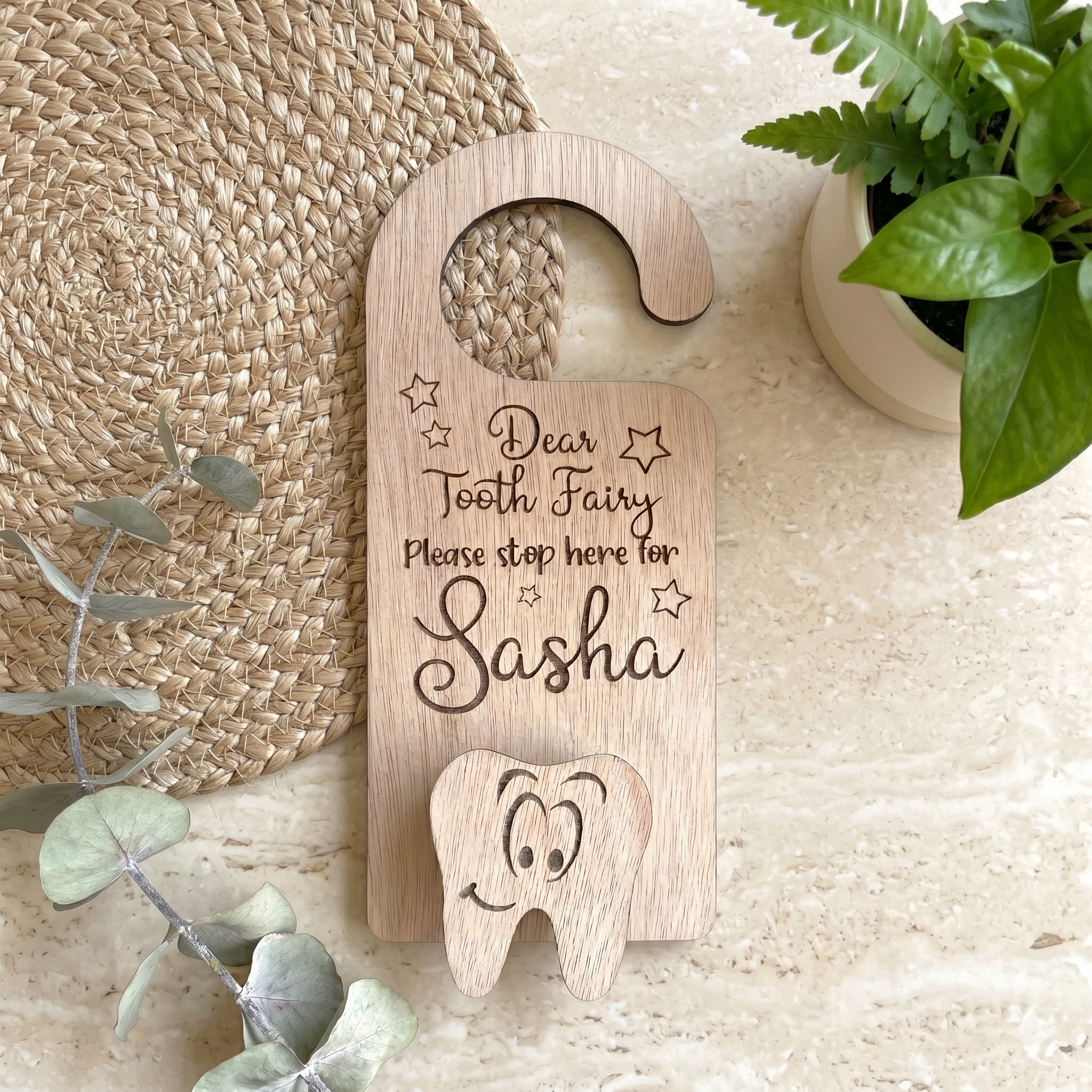 Personalised Tooth Fairy Hanger