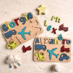 Personalized TRANSPORT Name and Theme Puzzle