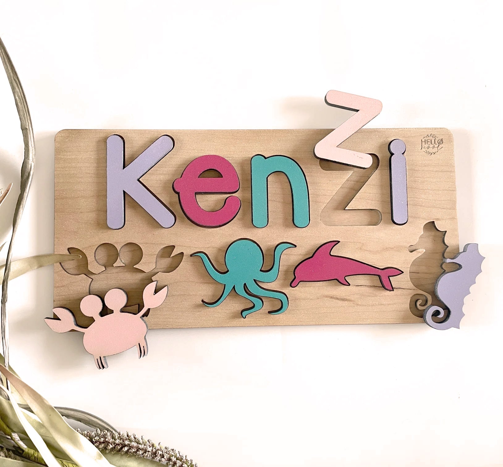 Personalized UNDER THE SEA Name and Theme Puzzle