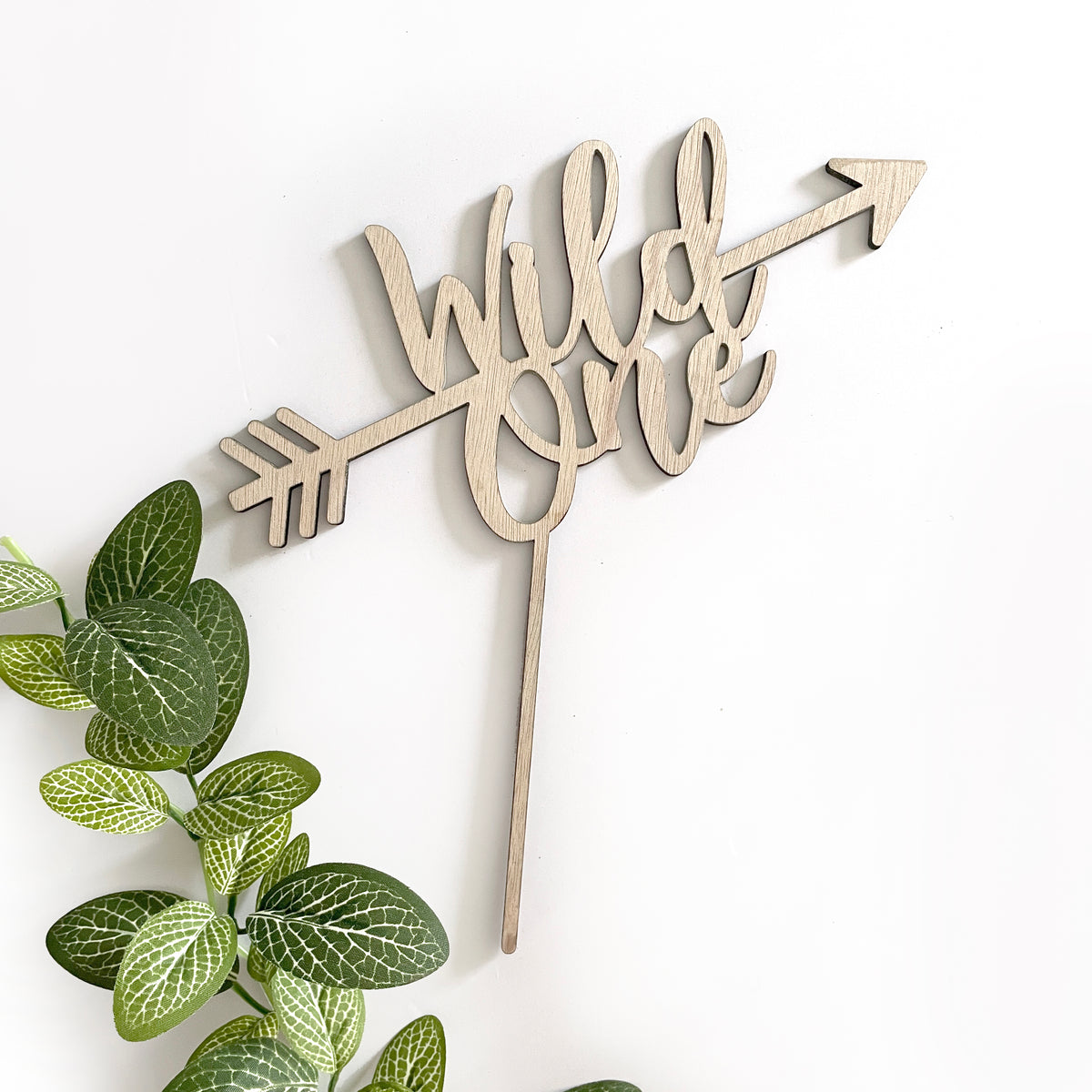 Personalized Wild One Cake Topper