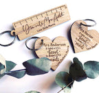Personalised Teacher Engraved Keyrings