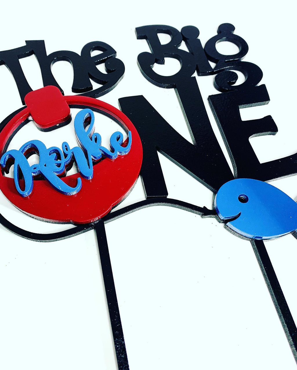 Personalized "The big ONE" Cake Topper
