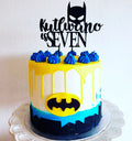 Personalized Superhero Cake Topper