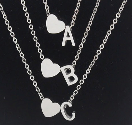 Love Letter Necklace in Silver