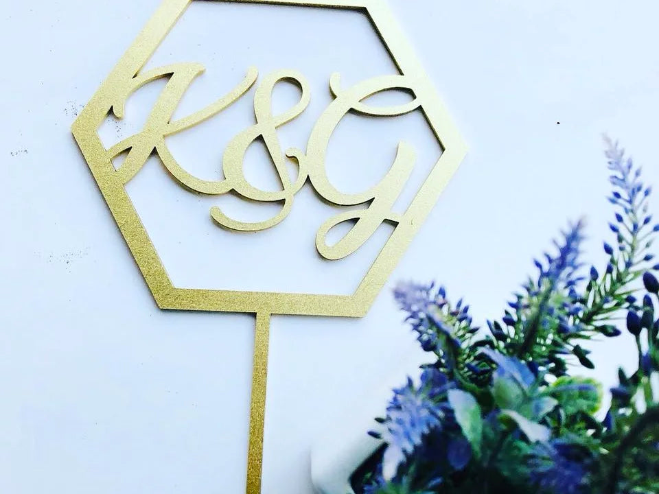 Personalized Wedding Cake Topper