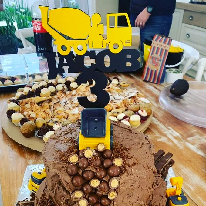 Personalized Truck Cake Topper