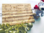 Personalised engraved Santa Cutting Board