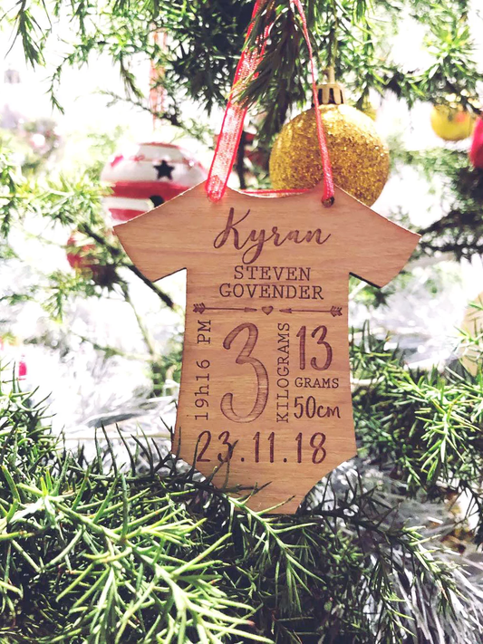 Baby Info Christmas Decoration