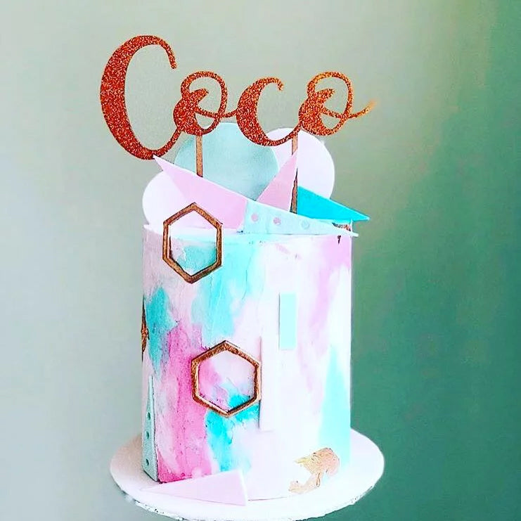 Personalized Name Cake Topper