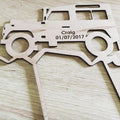Personalized Car Cake Topper