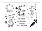 Personalised engraved Santa Cutting Board