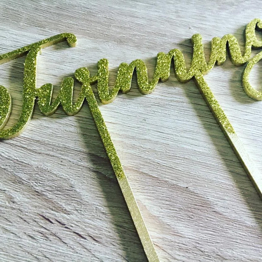 Personalized Name Cake Topper