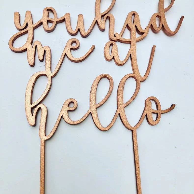 Personalized Cake Topper