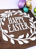 "Happy Easter" Wall Decor Sign