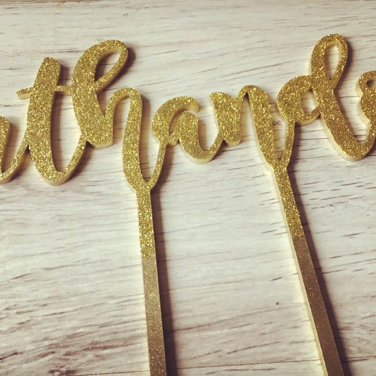 Personalized Name Cake Topper