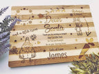Personalised engraved Santa Cutting Board