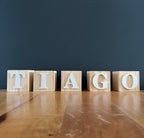 Personalized Wooden Blocks with Laser Cut Letters