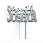 Personalized Happy Birthday Cake Topper