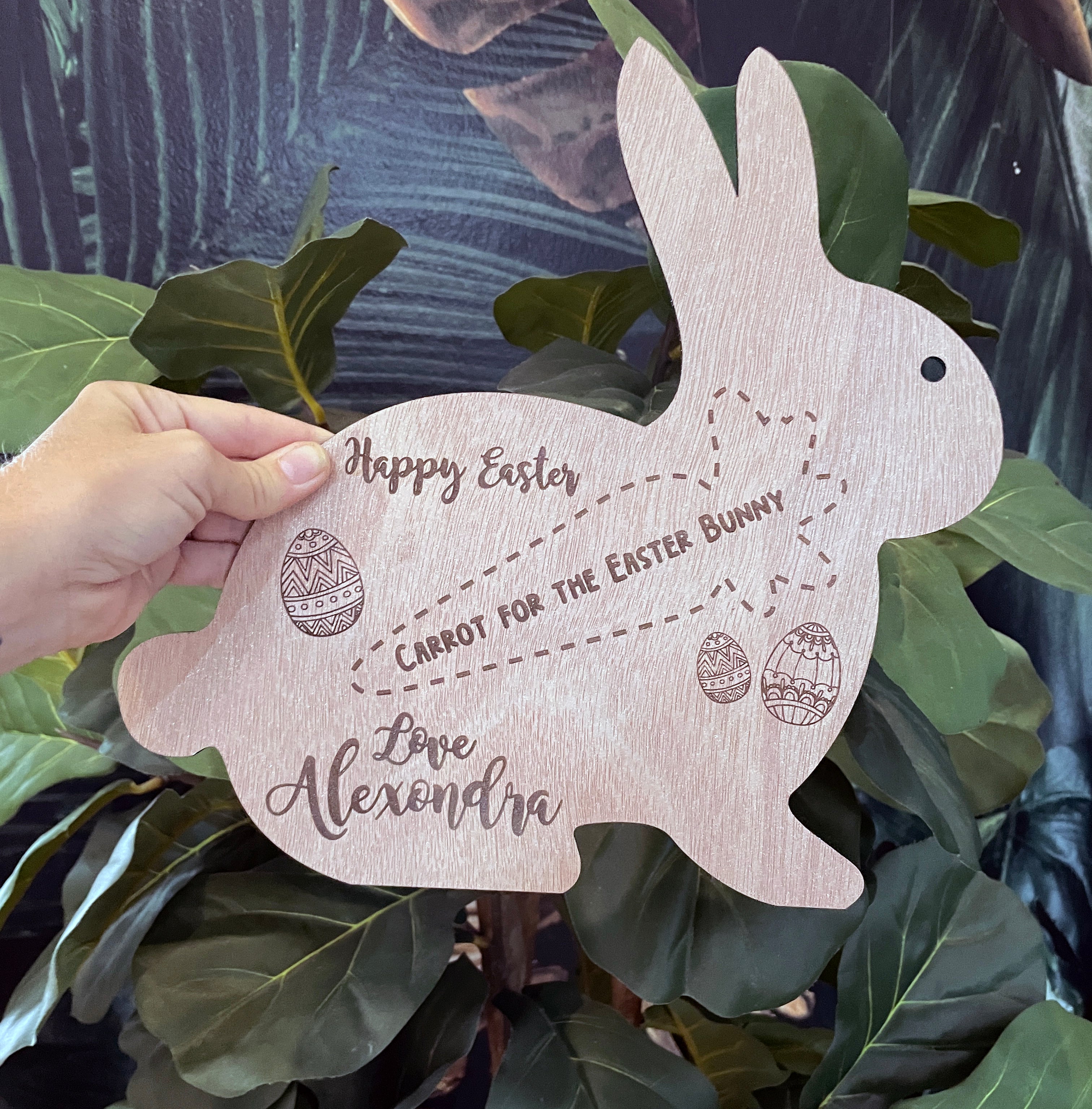 Personalised Bunny Board
