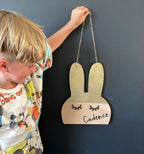 Personalized Dipped Bunny Hanging Decor