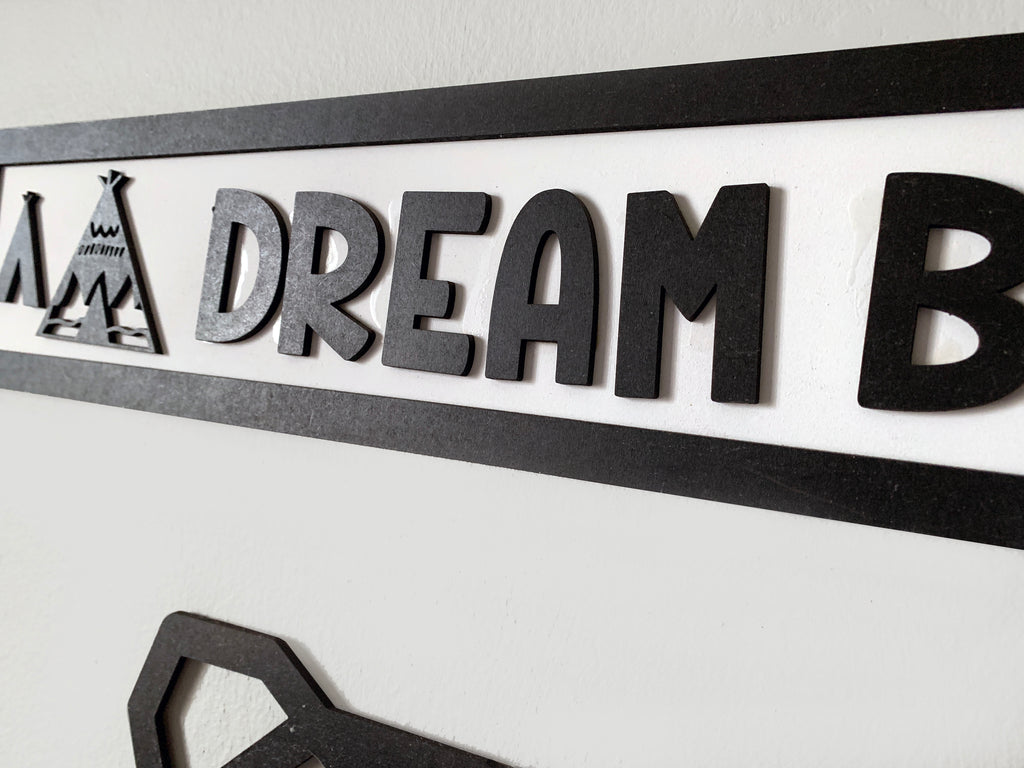 DREAM BIG wall decor