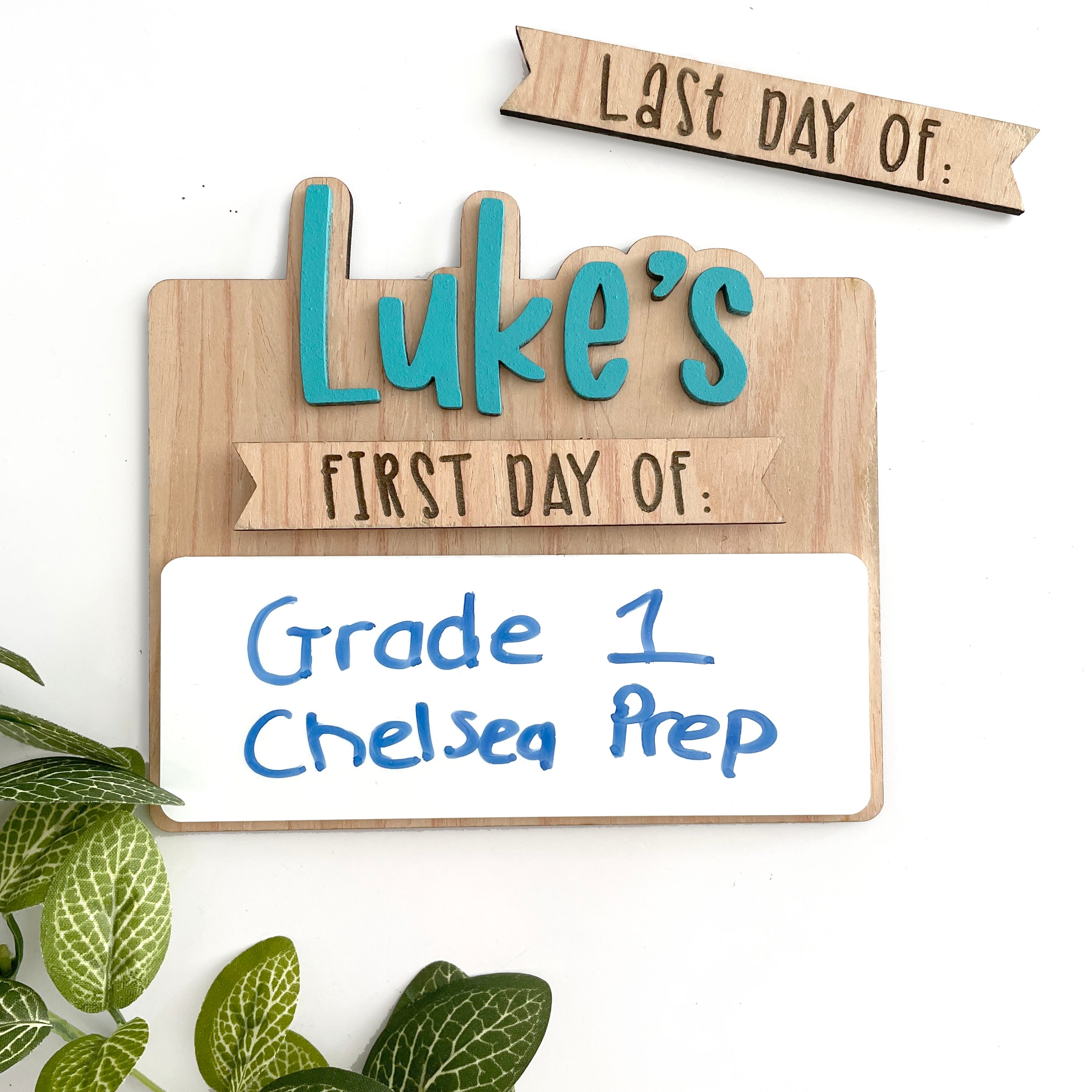 Personalized Mini Back to School Board
