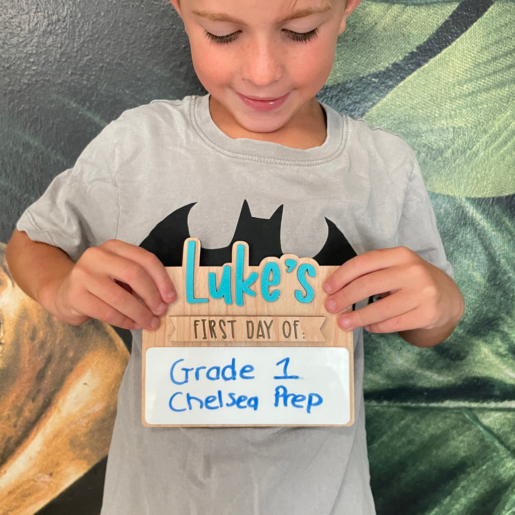 Personalized Mini Back to School Board