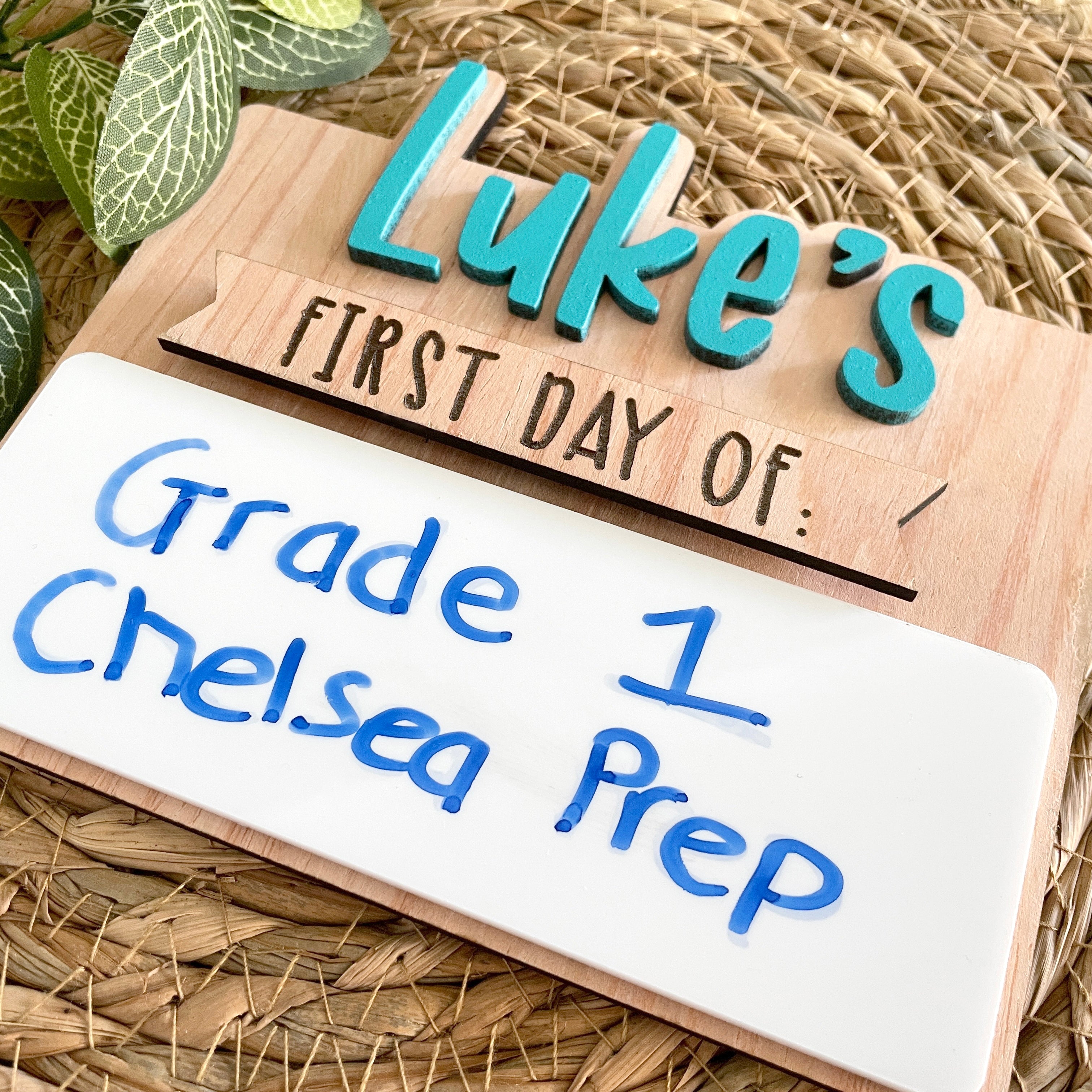 Personalized Mini Back to School Board