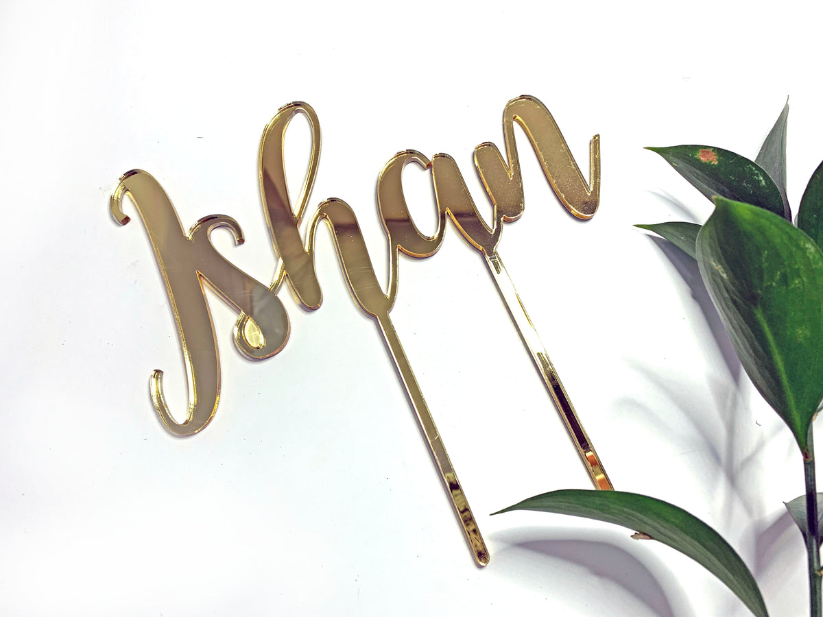 Personalized Name Cake Topper