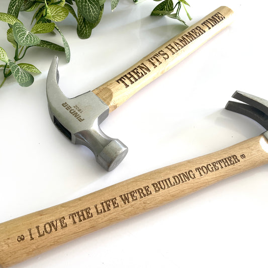 Engraved Hammer perfect for Fathers day