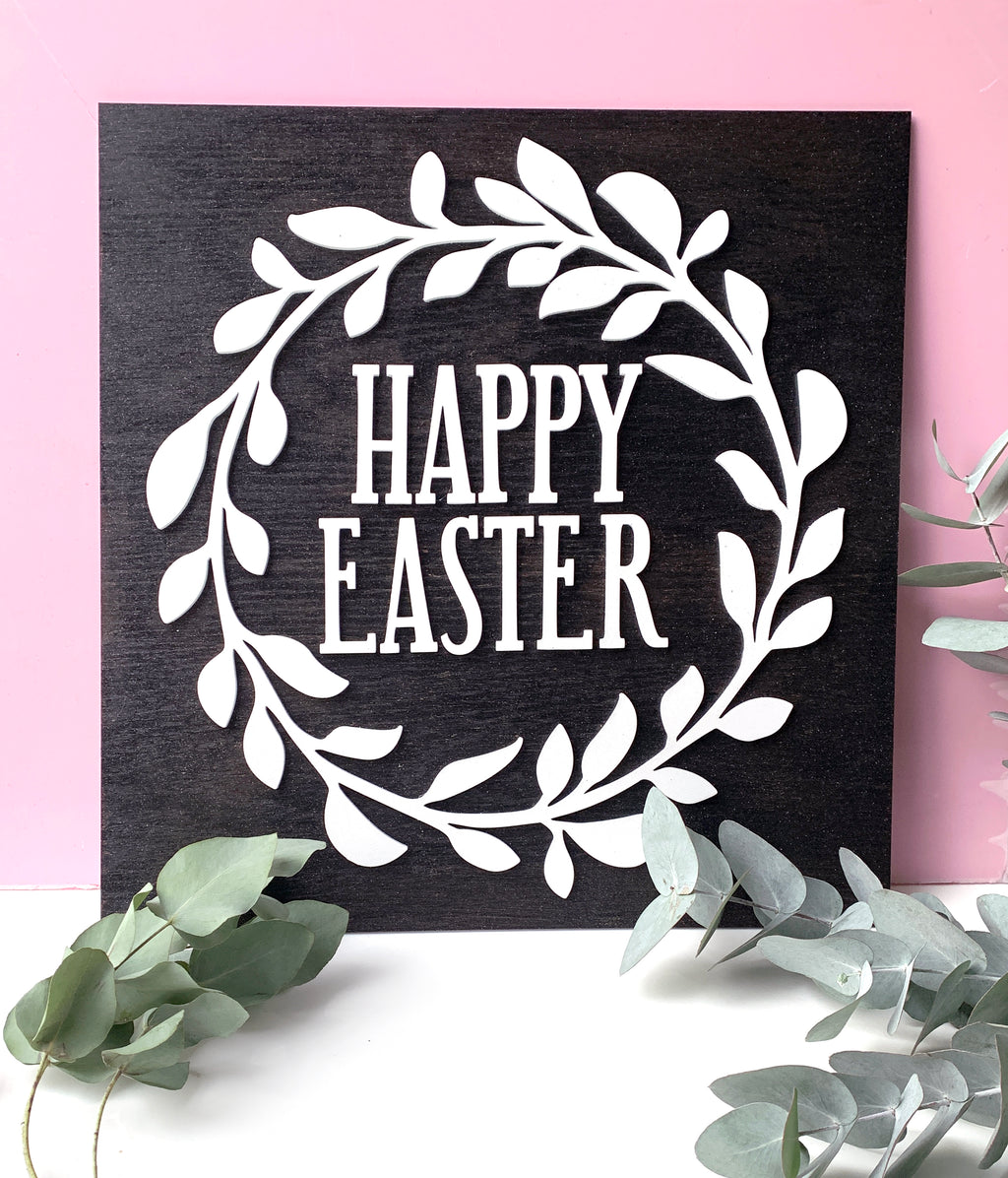 "Happy Easter" Wall Decor Sign