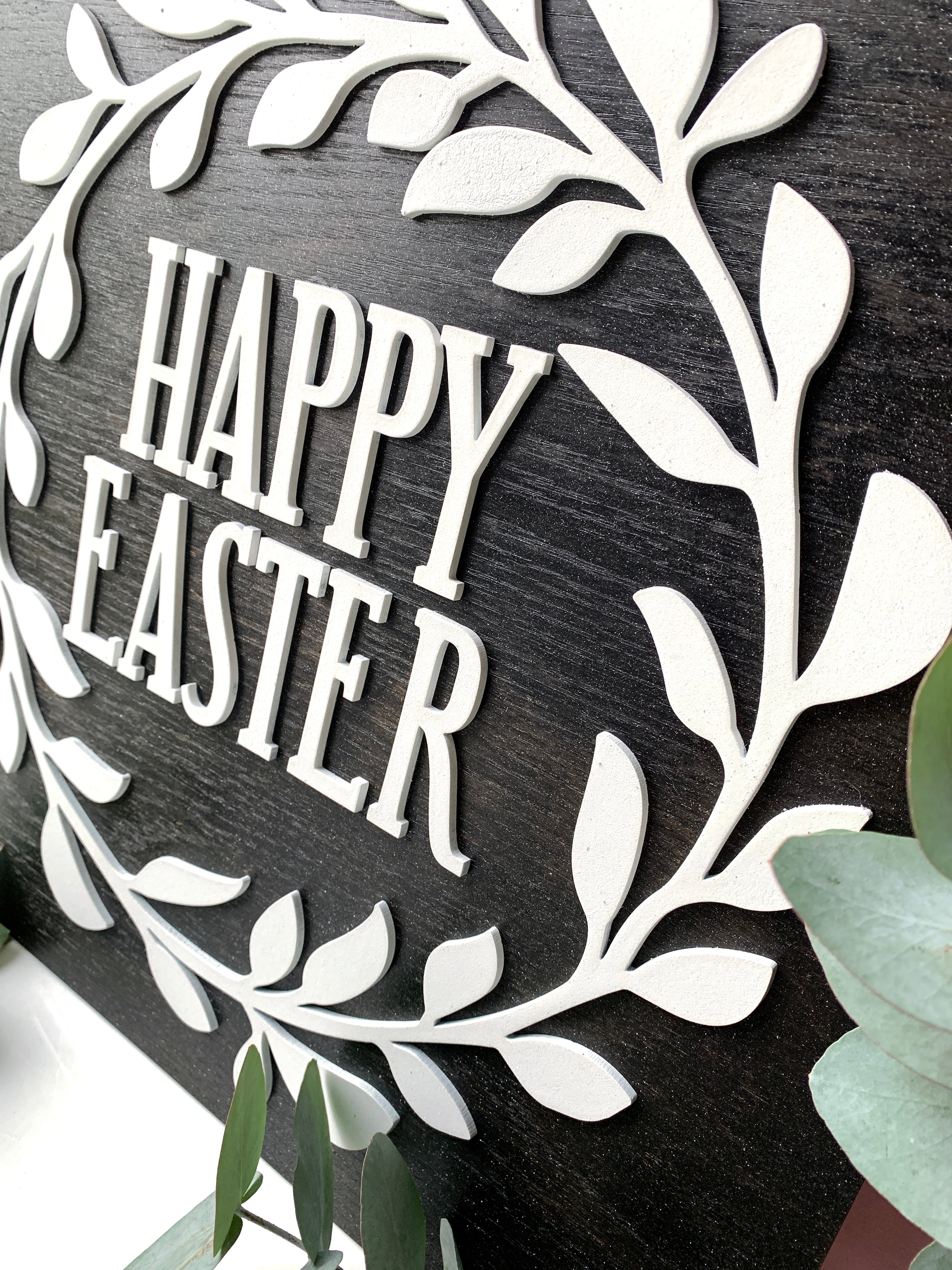 "Happy Easter" Wall Decor Sign