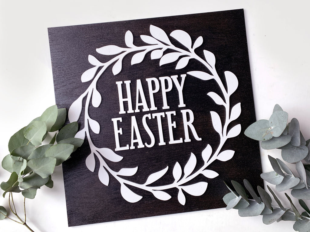 "Happy Easter" Wall Decor Sign
