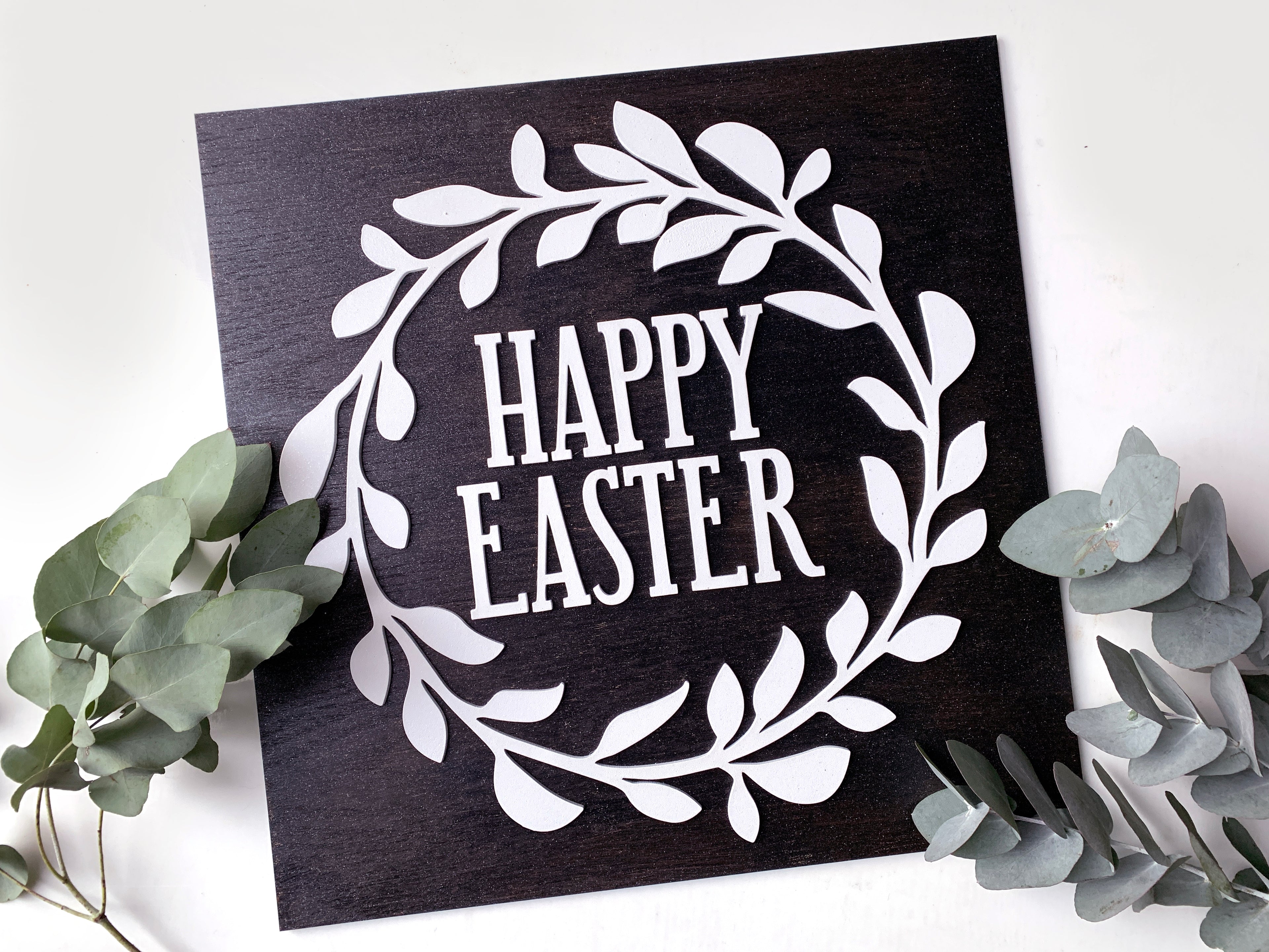 "Happy Easter" Wall Decor Sign