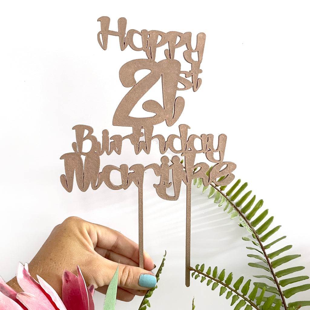 Personalized Happy Birthday Joker Cake Topper