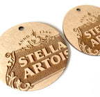 Logo Engraved Wooden Tags