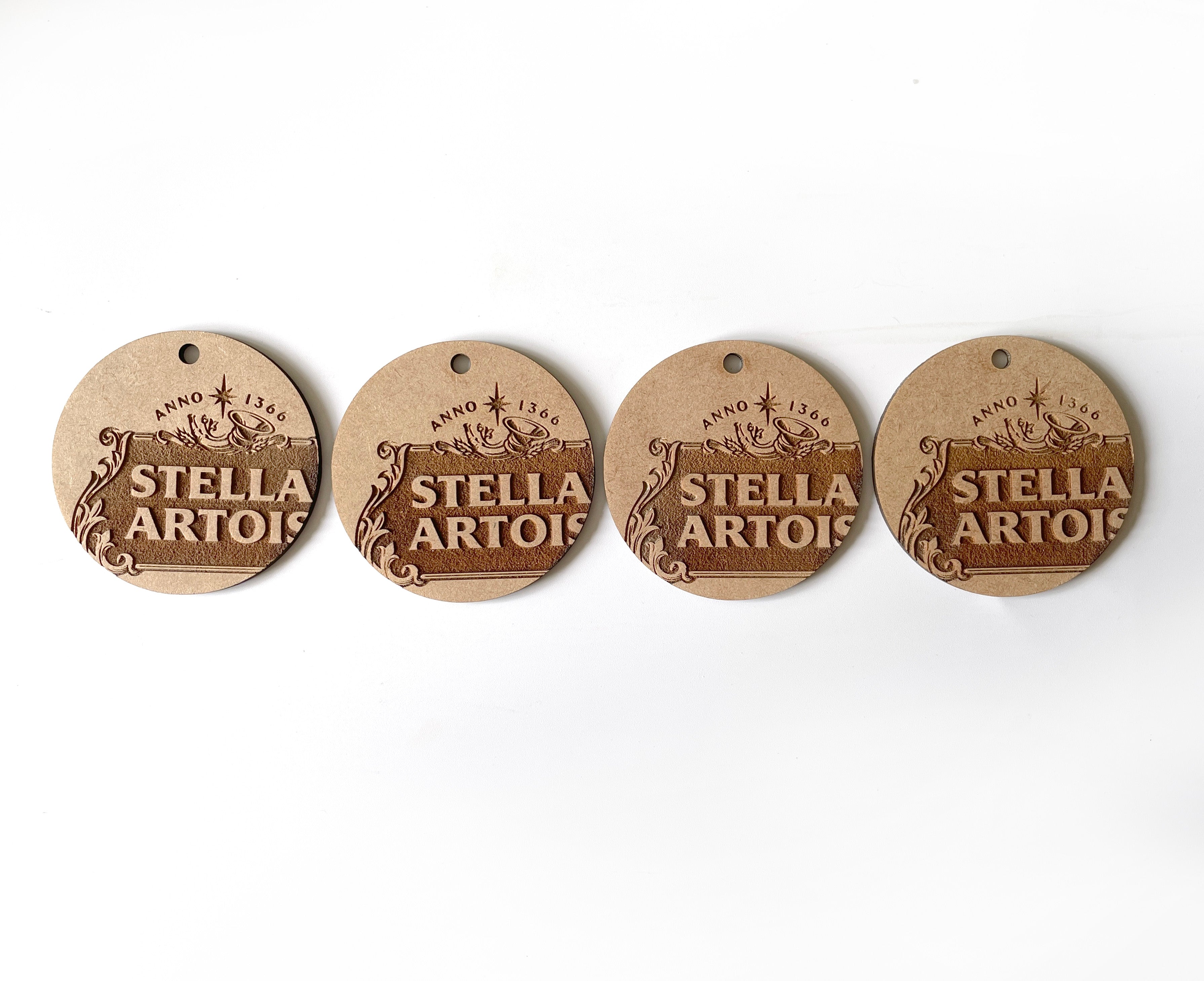 Logo Engraved Wooden Tags