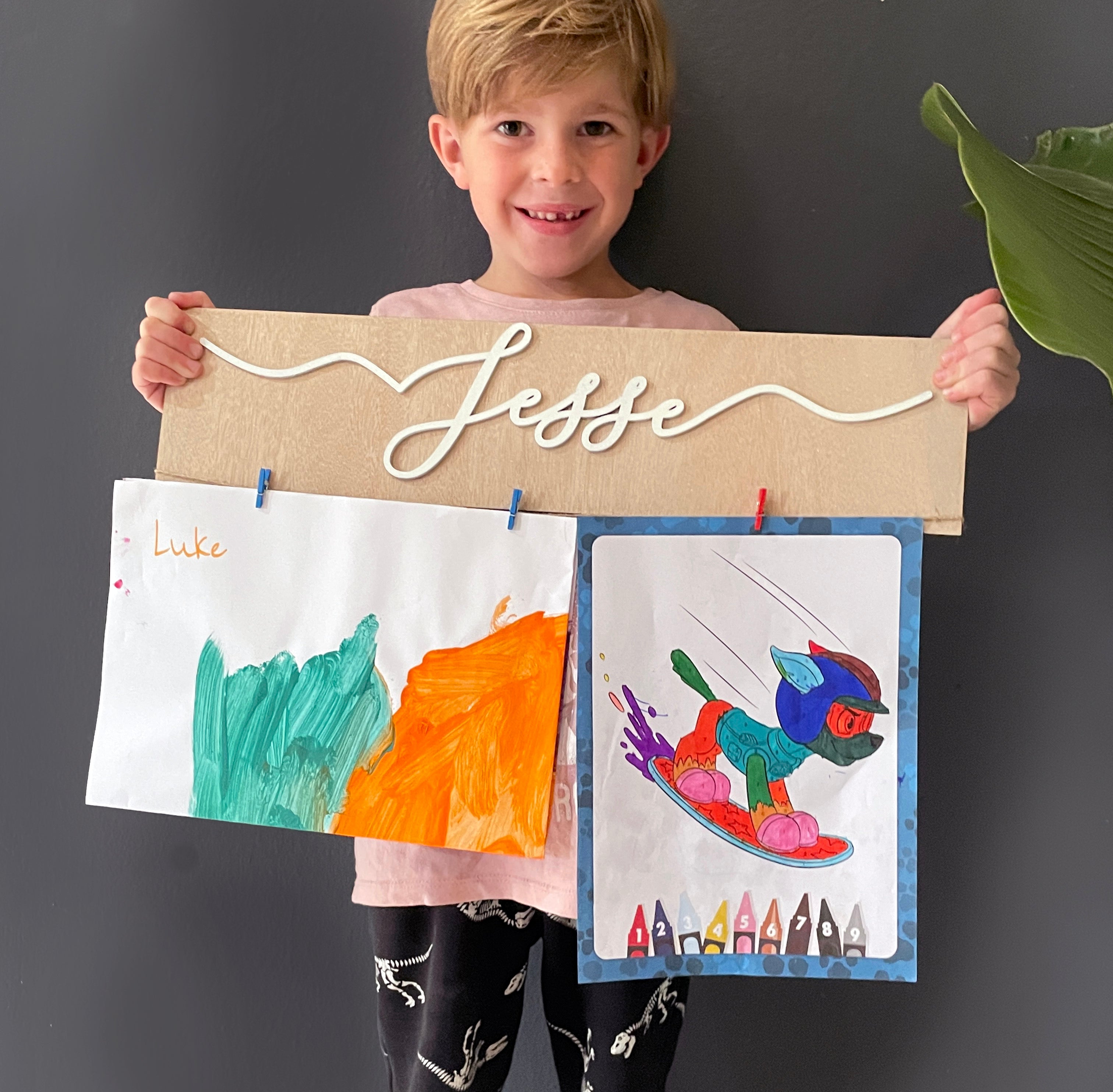 Art Holder personalised with any name