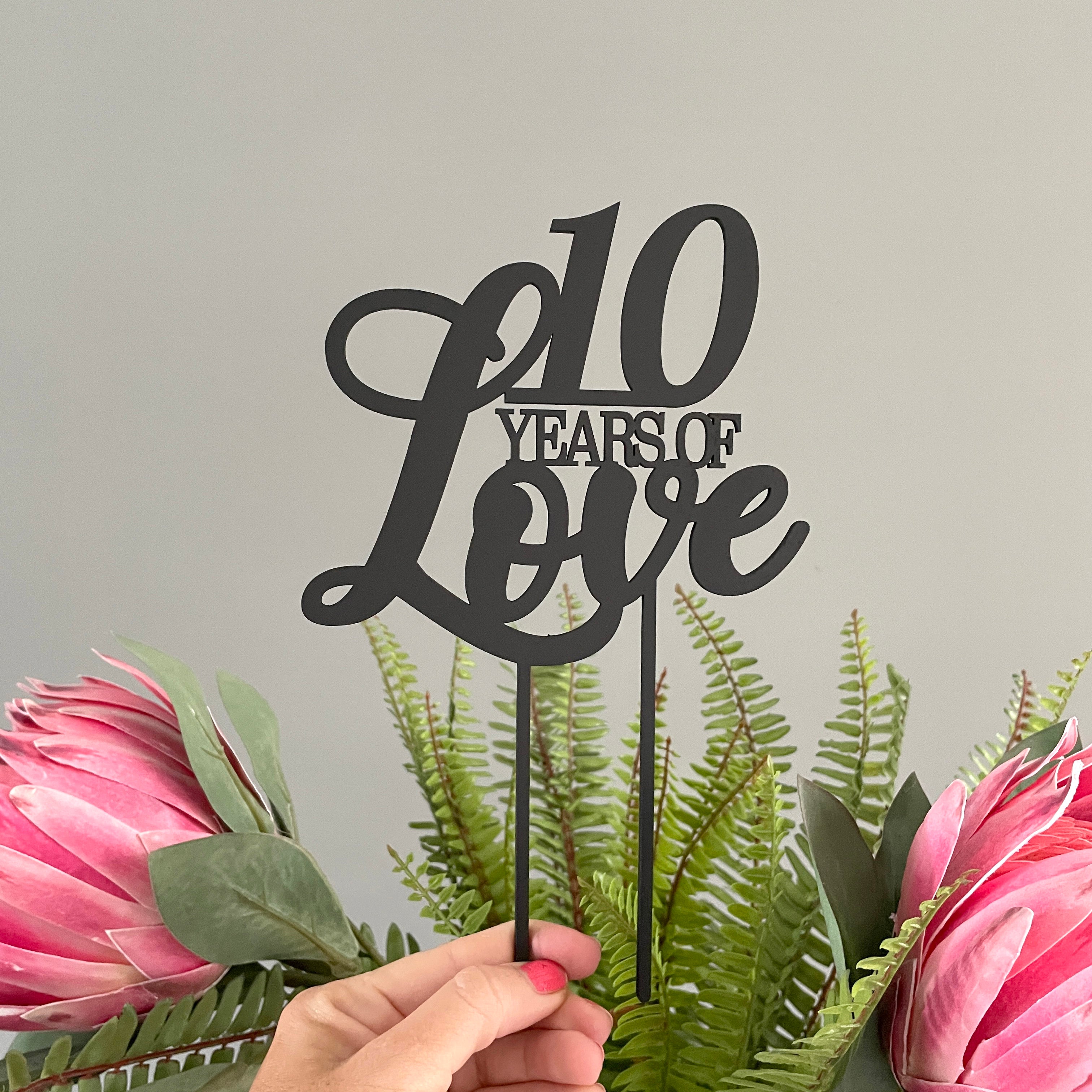 Personalized Love Cake Topper