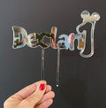 Personalized Mickey Mouse Cake Topper