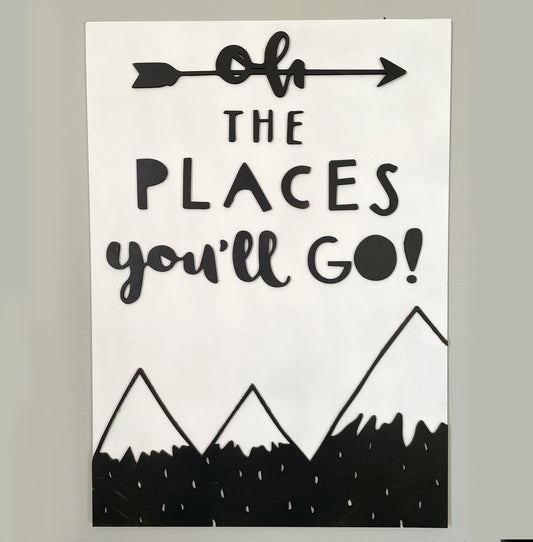 Oh, the places you'll go Frame