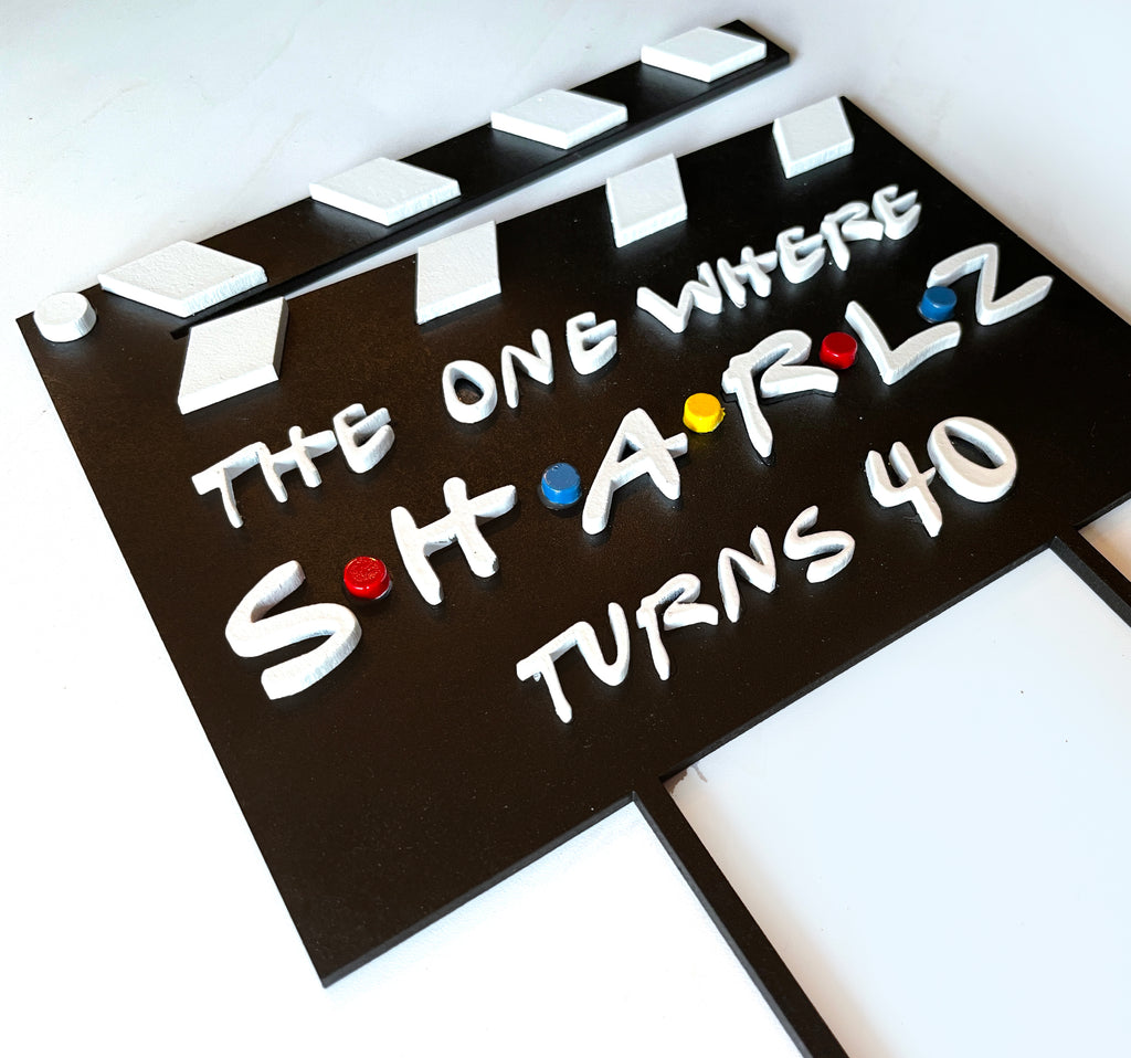 Personalized Movie Cake Topper