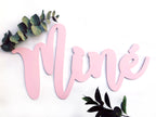 Personalized Wooden Name - Painted wood. 3 sizes: 40cm, 60cm and 70cm long