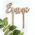 Personalised Wooden Name Cake Topper