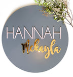 Personalized Wooden Name Plaque Decor