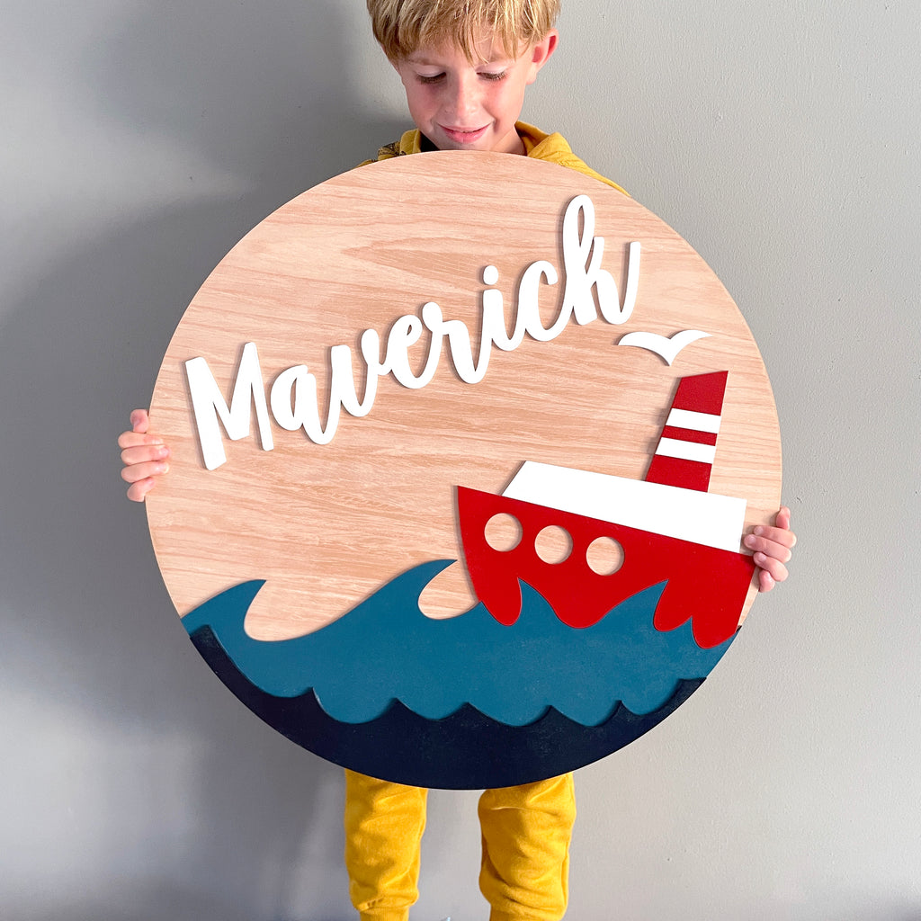 Personalized Nautical Name Plaque
